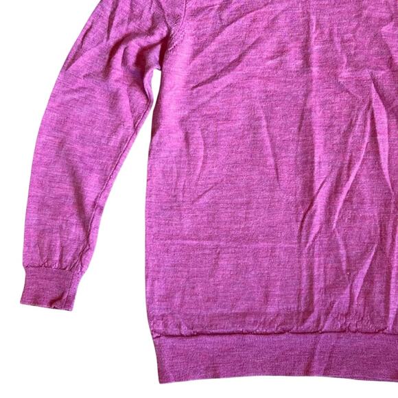 J. Crew Women’s Sz S Flamingo Link Tippi Sweater Merino Wool Pullover - Picture 6 of 12